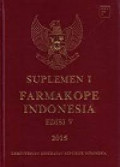 SUPLEMEN I FARMAKOPE INDONESIA EDISI V 2015