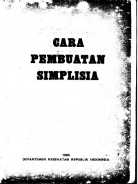 Image of Cara Pembuatan Simplisia