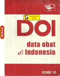 Image of DOI Data Obat di Indonesia 1981