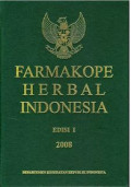 Farmakope Herbal Indonesia Edisi I 2008