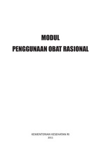 Image of MODUL PENGGUNAAN OBAT RASIONAL
